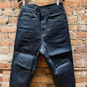 Rick Owens DRKSHDW Collapse Cut Raw Cone Mills Denim